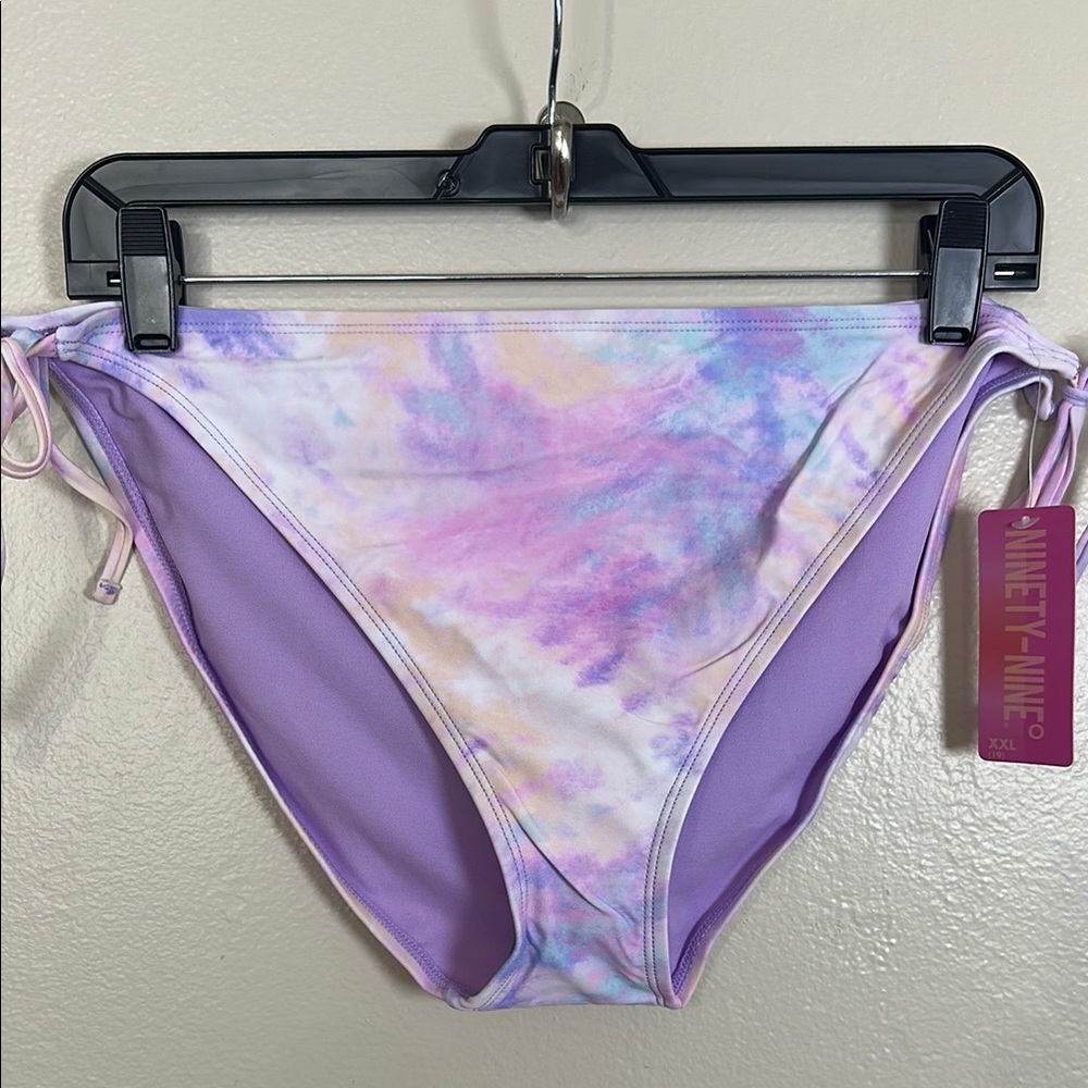 NEW Ninety Nine Degrees Lavender Tie-Dye Bikini Bottom